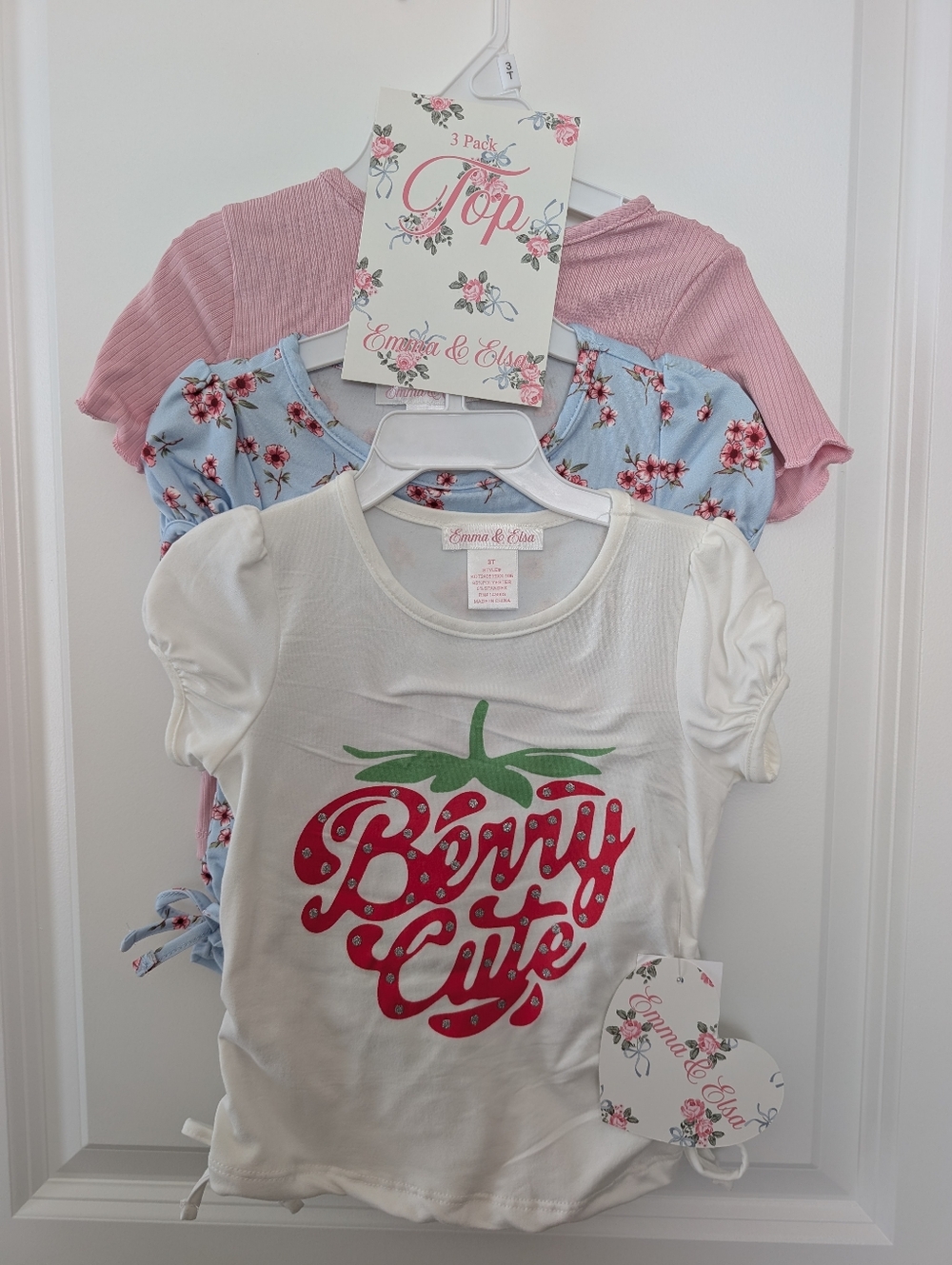 Berry Cute 3pc Shirt Set